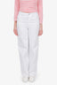 Paige White Denim Sasha Straight Leg Jeans Size 27