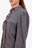 Isabel Marant Grey Wool Florrie Shirt Size 38