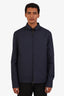Loro Piana Black Calfskin Leather Reversible Jacket Size L Mens