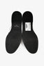 Off-White White/Black Leather Loafers Size 7 US