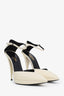Saint Laurent White Patent Leather D'Orsay Pumps Size 39