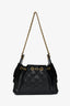 Pre-loved Chanel™ 25 Black Quilted Caviar Mini Bucket Bag