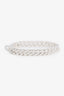 Hermès Sterling Silver Kelly Gourmette Bracelet Size SH