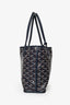Goyard 2023 Blue Goyardine Coated Canvas Anjou Mini Tote Bag with Pouch