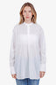 Toteme White Cotton Long Sleeve Button Up Shirt Size 38