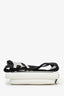 Prada White Saffiano Leather Belt Bag