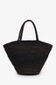 The Row Black/Brown 'Emilie' Raffia Tote Bag