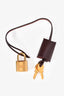 Hermès 2021 Beton/Rouge Canvas Leather Herbag 31