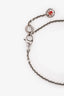 Bvlgari Silver Black Ceramic 'Save the Children' Bracelet