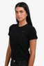 Play Comme des Garçons Black Cotton Short Sleeve T-Shirt Size Small