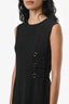 Prada Black Sleeveless Midi Dress Size 44