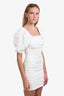 ASTR White Off-Shoulder Mini Dress Size M