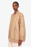 Opening Ceremony Beige/Pink Nylon Reversible Bomber Jacket Size S