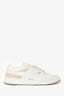 Givenchy White Leather Givenchy Move 4G Motif Sneakers Size 40 Men's