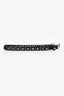 Gucci Black Leather Studded Belt Size 80