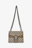 Gucci Brown GG Supreme Canvas Suede Dionysus Shoulder Bag