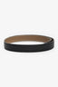 Hermès 2022 Black/Brown Reversible Leather Belt No Buckle