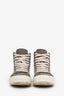 Rick Owens DRKSHDW Grey High Top Sneakers Size 37
