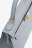 Hermès 2016 Bleu Glacier Epsom Sellier Kelly 28 with Strap