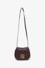Fendi Red Leather Mini Crossbody Bag GHW