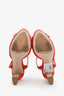 Miu Miu Coral Peep-Toe Bow Heels Size 36.5