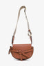 Loewe Brown Leather Mini 'Gate' Crossbody Bag