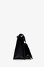 Thom Browne Black Grained Leather Lady Folio Crossbody Bag