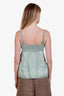 Hermès Green Silk Brides de Gala en Fleurs Knit Crop Tank Top Size 36