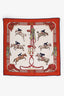 Hermès Beige/Multicolour "Jumping" Scarf Size 45cm