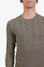 Ralph Lauren Purple Label Green Cashmere Crewneck Sweater Size M Mens