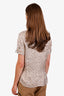 Gucci Brown/Beige Silk Button Up Shirt Size 44
