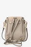 Chloe Beige Leather Suede Mini Faye Backpack