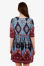 Ba&sh Blue/Purple Patterned Baby Doll Dress Size M