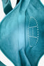 Hermès 2015 Turquoise Clemence Leather Evelyne 33 GM