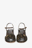 Fendi Brown Zucca Canvas Promenade Sandals Size 37