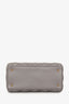 Christian Dior 2017 Grey Nappa Leather Medium Lady Dior With Strap