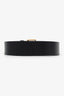 Gucci Black Leather Bee Accent Belt Size 95 38