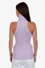 Smythe Purple Sleeveless Ribbed Top Size XS