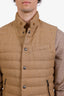 Ralph Lauren Purple Label Khaki Linen and Cotton Button Up Vest Size S
