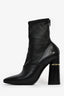 3.1 Phillip Lim Black Leather Block Heel Ankle Boots Size 38.5