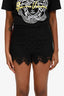 Gucci Black Lace Mini Shorts Size 36