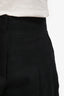 A.L.C Black Linen Blend High-Waisted Shorts Size 12