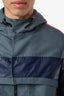 Valentino Blue/Pink Canvas Faux Leather Colourblock Jacket Size 42 Mens