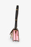 Marni Black/Cream/Pink Trunk Leather Mini Crossbody Bag