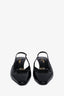 Saint Laurent Black Patent Tom 60 Slingback Heels Size 37.5