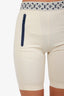 Louis Vuitton Beige 'Flight Mode' Cycling Shorts Size 36