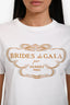 Hermès White Cotton Brides de Gala T-Shirt Size 34