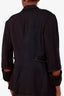 Y's Black Zipper Detail Blazer Size 2