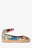 Roger Vivier Pink Multicolour Espadrilles Size 37.5