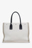 Saint Laurent Linen Canvas Rive Gauche Tote Bag
